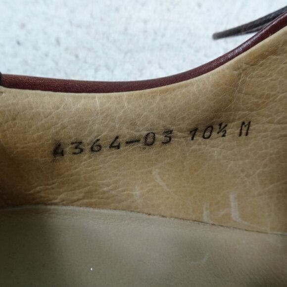 Pronto-Uomo Brown Leather Shoes 10.5M MadeIn Italy - Picture 7 of 8